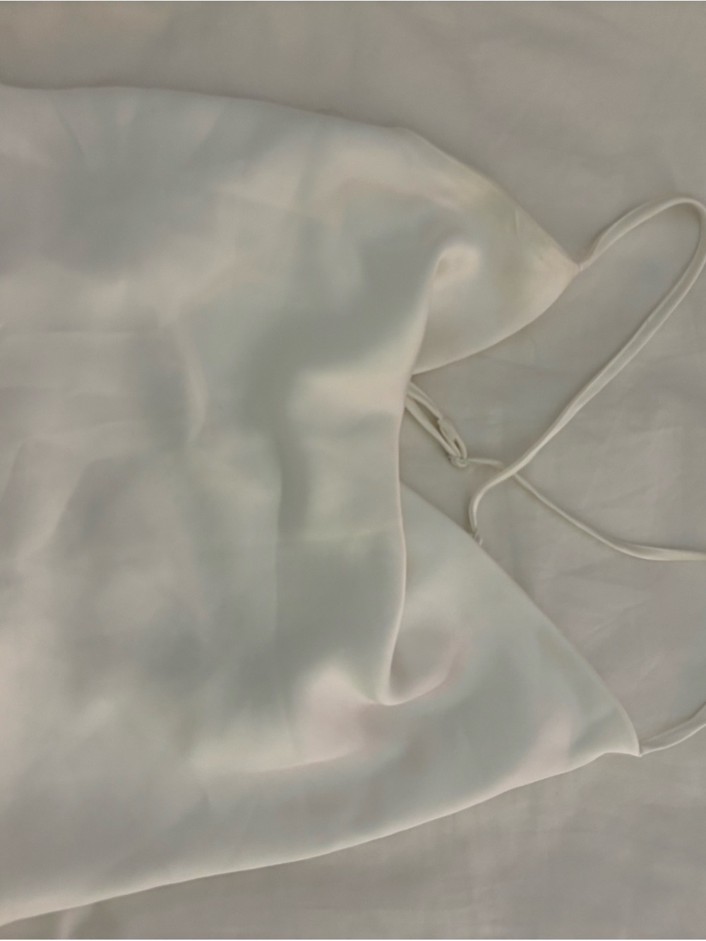 Garage Ivory Satin Spaghetti Strap Chemise